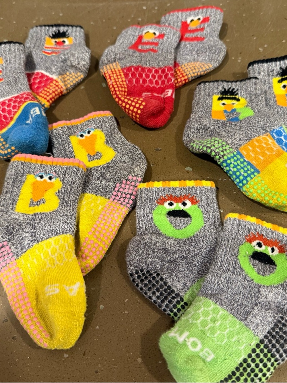 Bomba + Sesame Street Character Todder Socks - Multicolor Accents